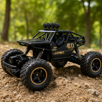 Voiture Télécommandée Tout-Terrain 28cm en Alliage - Crawler RC 4WD Haute Performance - Buggy Radio-Commandé 2.4G avec Batterie et Boîte de Protection