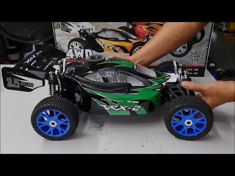 VRX RH802 Buggy 1/8 Nitro - unboxing et test