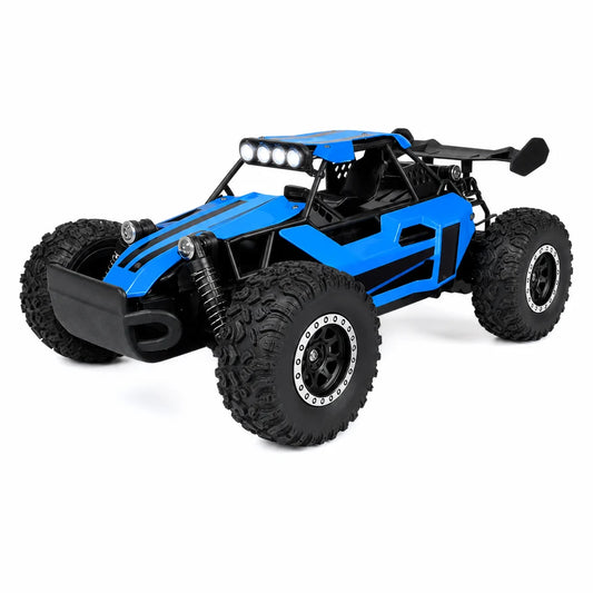 Voiture Télécommandée Tout Terrain Buggy RC 4WD — Bleu, Noir ou Orange