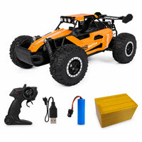 Voiture Télécommandée Tout Terrain Buggy RC 4WD — Bleu, Noir ou Orange