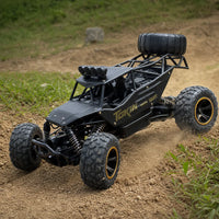 Voiture Télécommandée Électrique Buggy 37cm — Monster Truck Noir 2WD Haute Performance