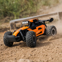 Voiture RC électrique DK087 1/16 — Buggy Tout-Terrain LED Orange 2WD