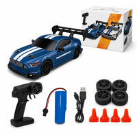Voiture RC électrique Drift 4WD 1/24 — RC GTRPRO / BMGT avec LED