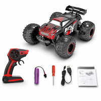 Voiture Télécommandée Électrique 1/16 — Monster Truck Q105 Haute Vitesse 4WD