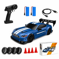 Voiture Télécommandée Enfant GTRPRO Blue 4WD Drift 1:24