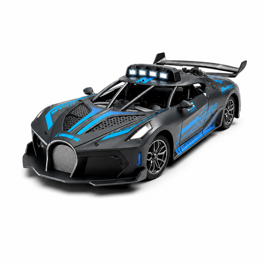 Voiture Télécommandée Enfant Hypercar Racing Blue - 25 cm