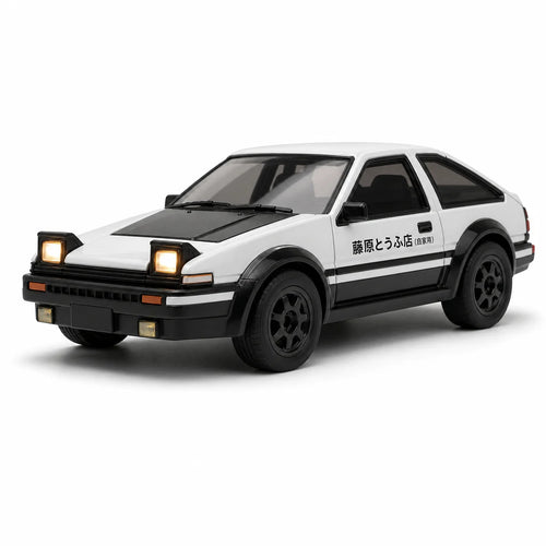 Mini Voiture Télécommandée Drift 1/64 Blanche — Style AE86