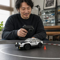 Mini Voiture Télécommandée Drift 1/64 Blanche — Style AE86