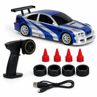 Mini Voiture de Drift RC 1/43 4WD Gyro — Haute Vitesse