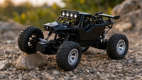 Voiture Télécommandée Tout Terrain Crawler 20 cm 4WD Noire en Alliage