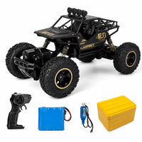 Voiture Télécommandée Tout Terrain Crawler 28 cm 4WD Black Alloy