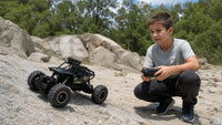 Voiture Télécommandée Tout Terrain Crawler 28 cm 4WD Black Alloy