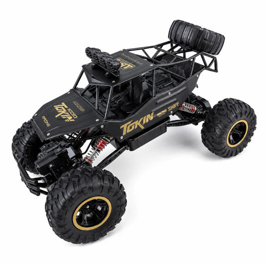Voiture Télécommandée Tout Terrain Crawler 28cm Black Metal Edition - 4WD Buggy